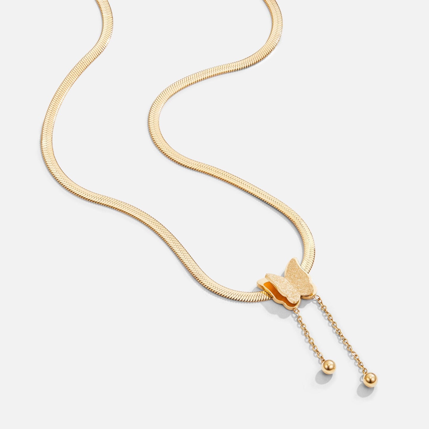 Amelie Gold Butterfly Necklace