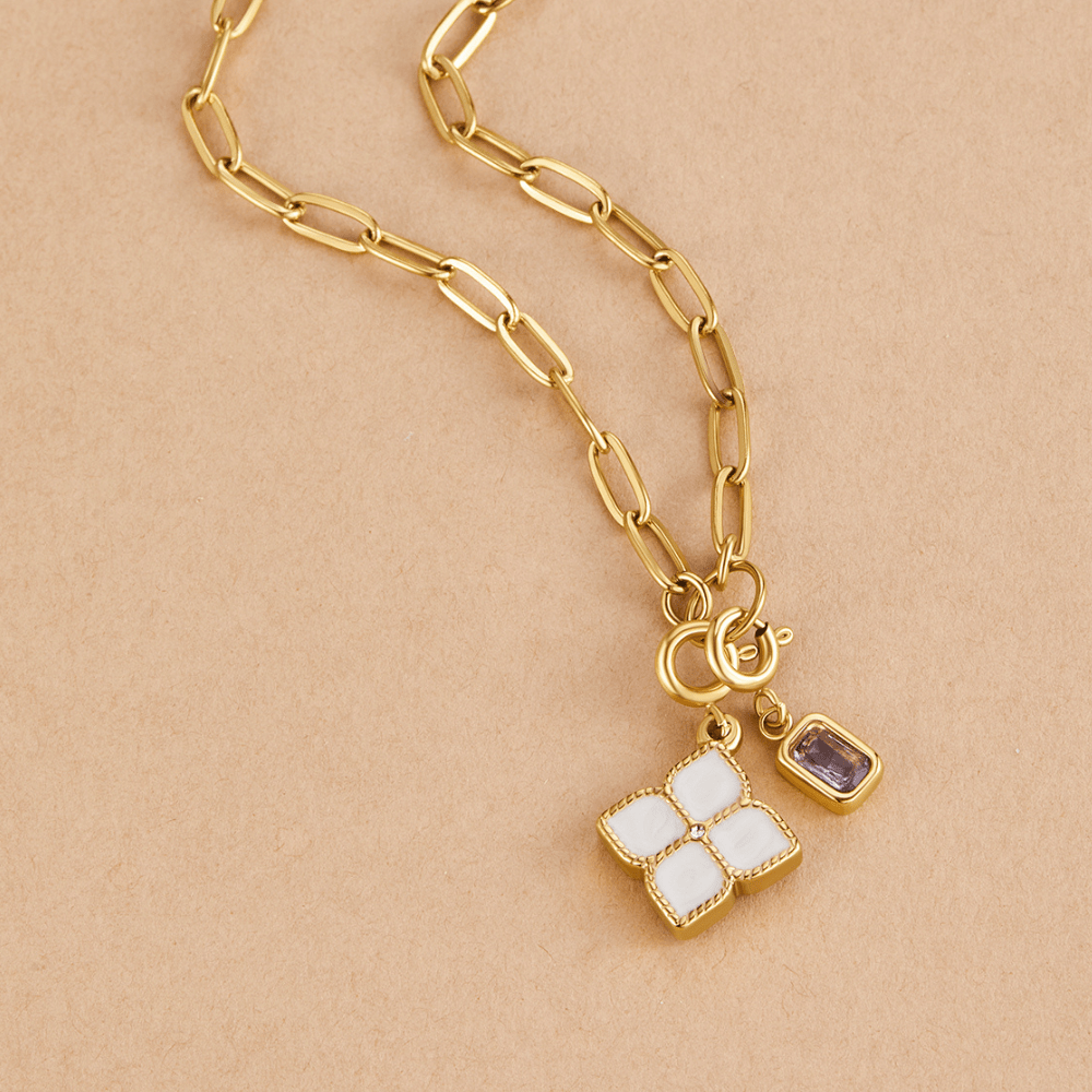 Amethyst Crystal Charm