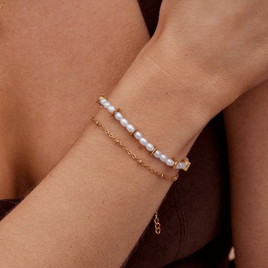 Aria Layered Pearl Bracelet