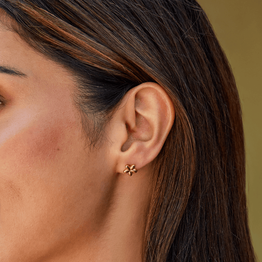 Flower Balloon Stud Earrings