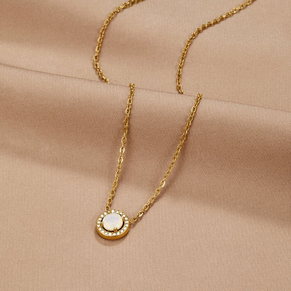 Free Gold Monet Crystal Necklace