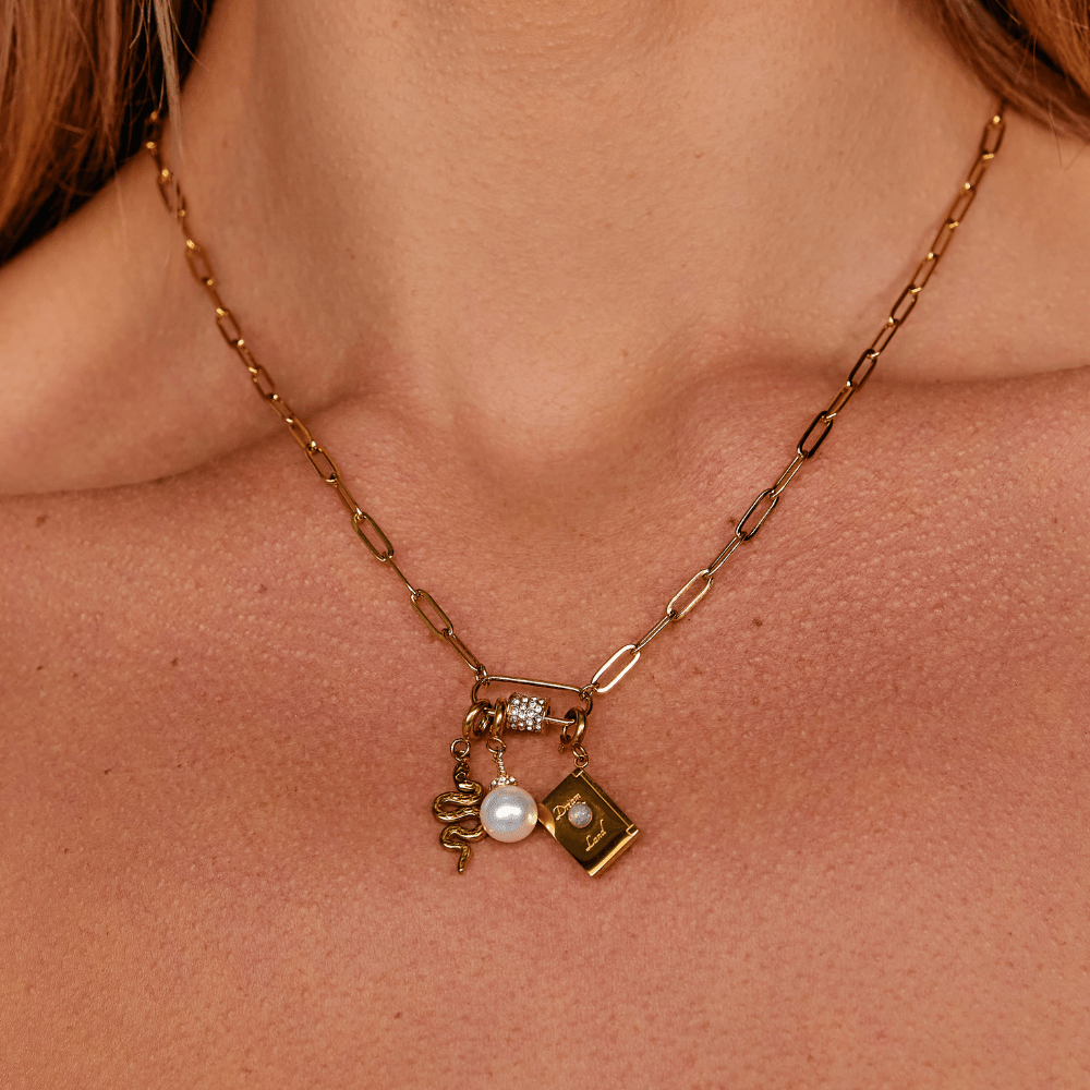 Golden Snake Charm