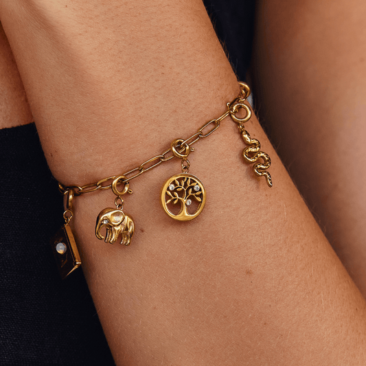 Golden Tree Of Life Charm