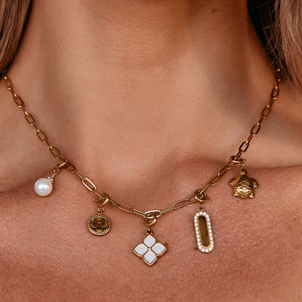 Golden Turtle Charm