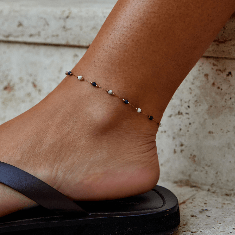 Lulu Natural Stone Anklet