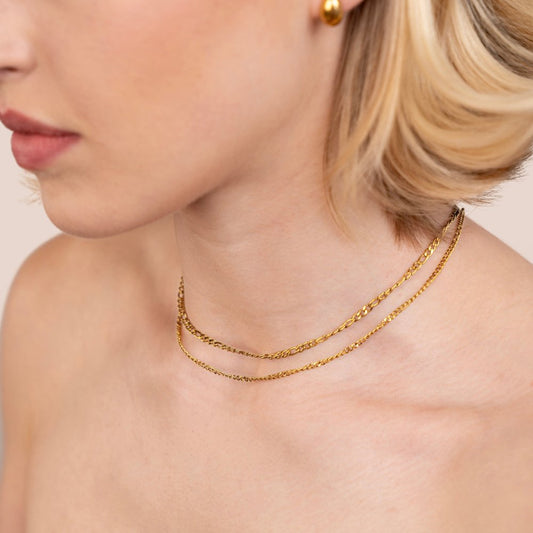 Mirabel Double Chain Necklace