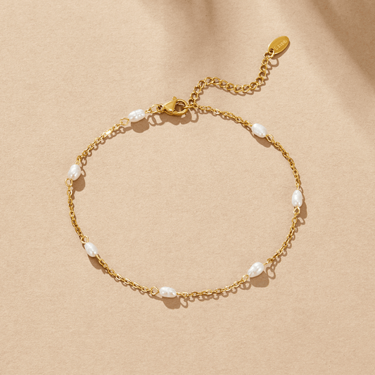 Nura Freshwater Pearl Anklet