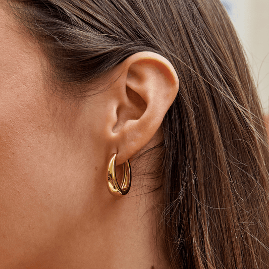Valentina Gold Hoop Earrings