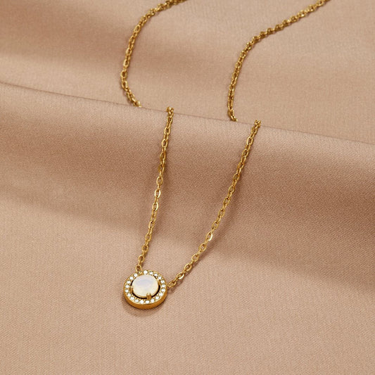 Free Gold Monet Crystal Necklace