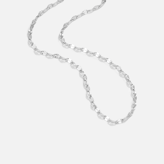 Leila Silver Chain Necklace