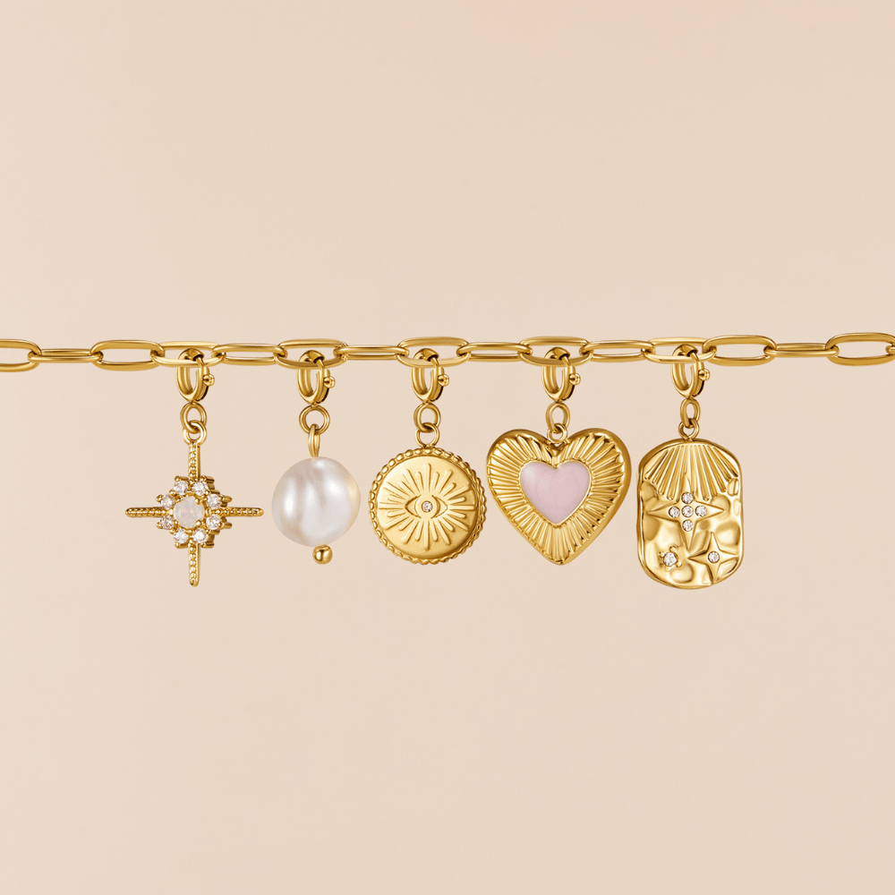 'The Truth' Gold Eye Coin Charm
